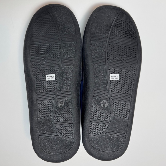 NWT Men's PAJAR Veneto Suede Slippers, Navy Blue, Size 8 - Picture 9 of 11